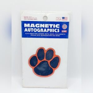 Orange and Blue Officially Licensed Auburn Tigers Magnetic Autograph